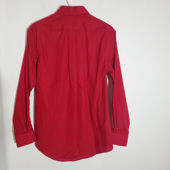 George~Boys Red Button Down Dress shirt - Picture 3 of 4
